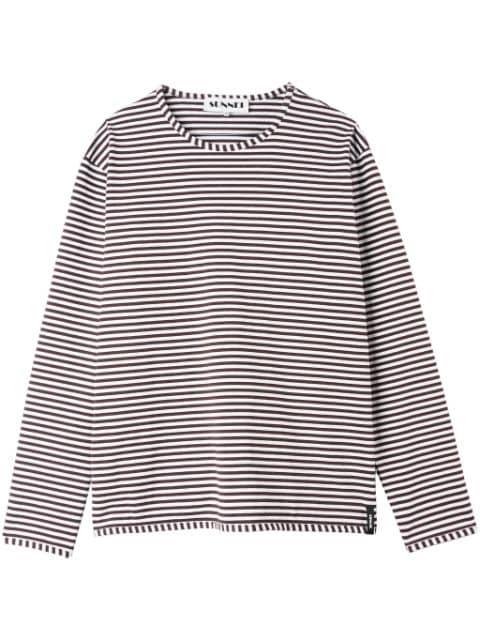 striped T-shirt by SUNNEI