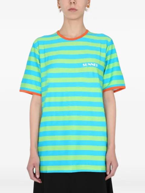 x Biffi striped crew-neck T-shirt by SUNNEI