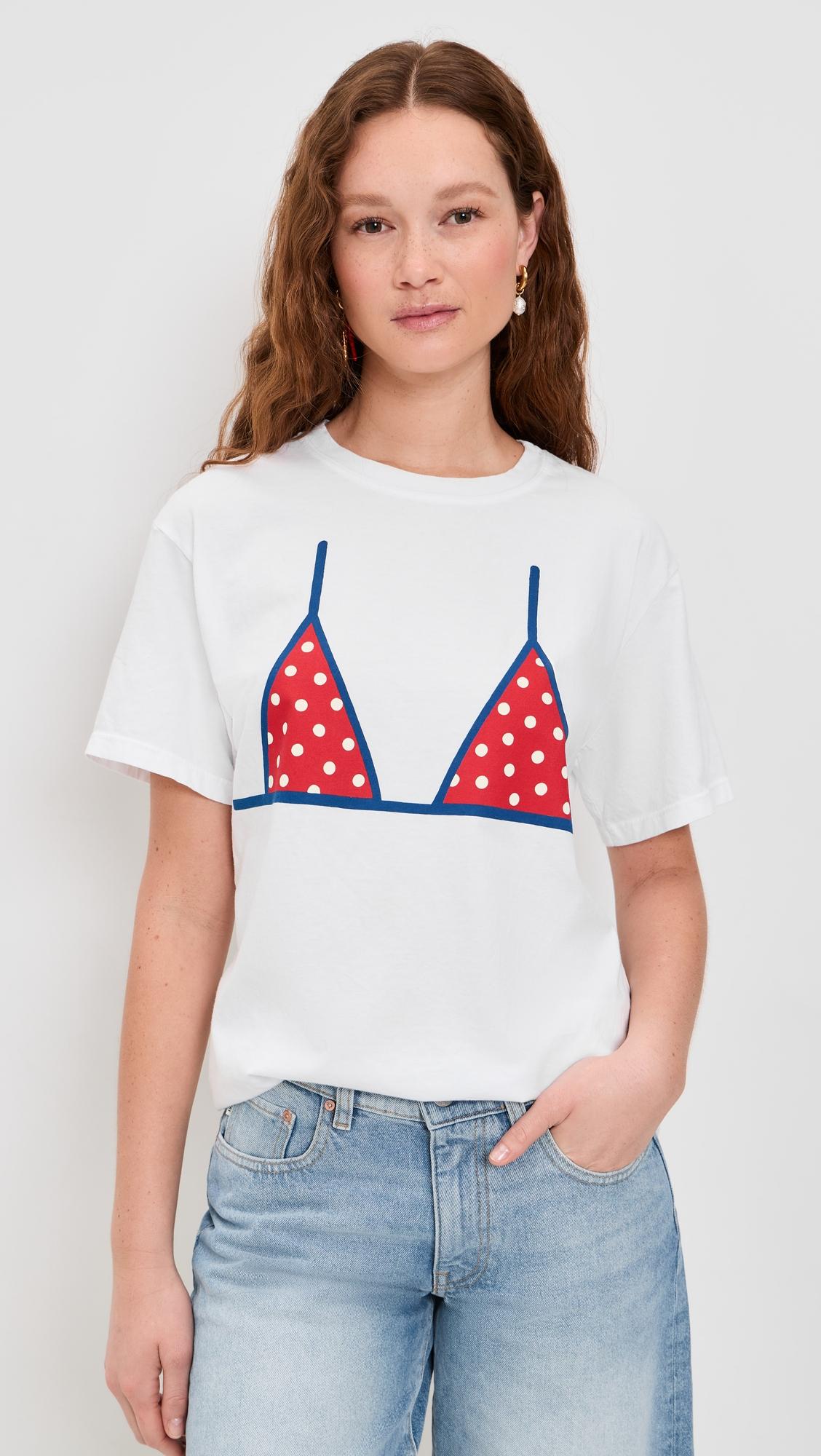 Polka Dot Bikini Tee by SUNNY SOMEWHERE