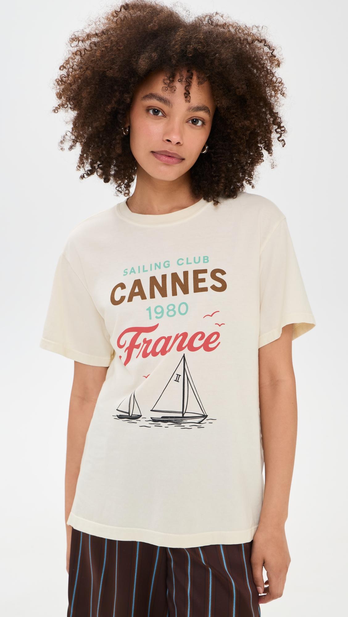 Sailing Club Cannes Boyfriend Tee by SUNNY SOMEWHERE