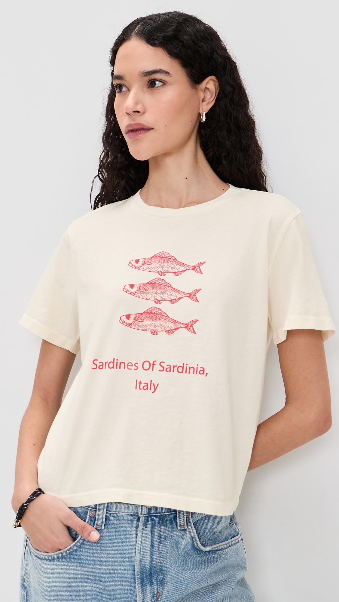 Sardines of Sardinia Everyday Tee by SUNNY SOMEWHERE