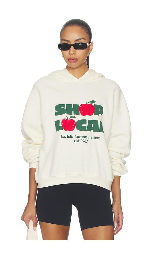 Sunny Somewhere Shop Local Classic Hoodie in Cream by SUNNY SOMEWHERE