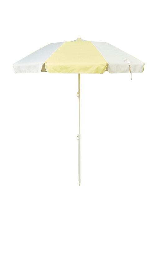 Sunnylife Compact Beach Umbrella in Yellow by SUNNYLIFE
