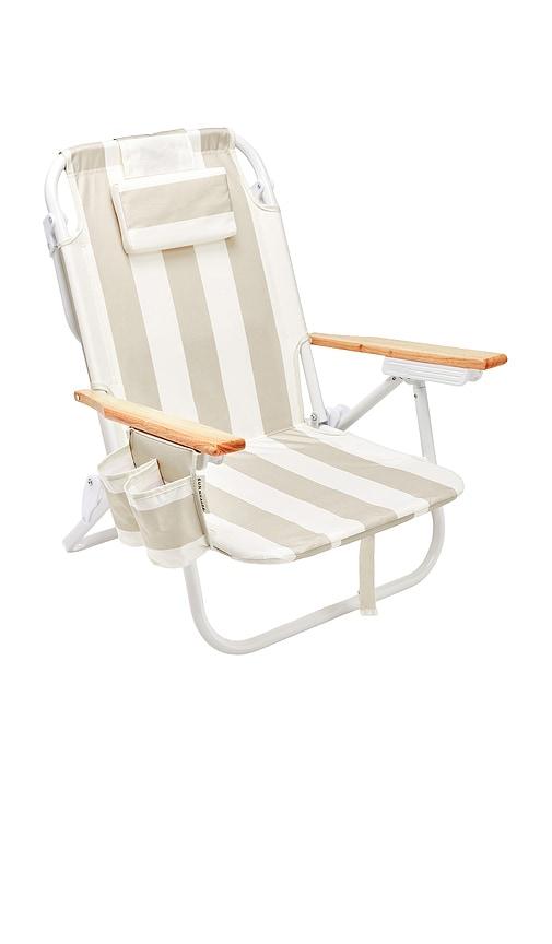 Sunnylife Deluxe Beach Chair in Cream by SUNNYLIFE