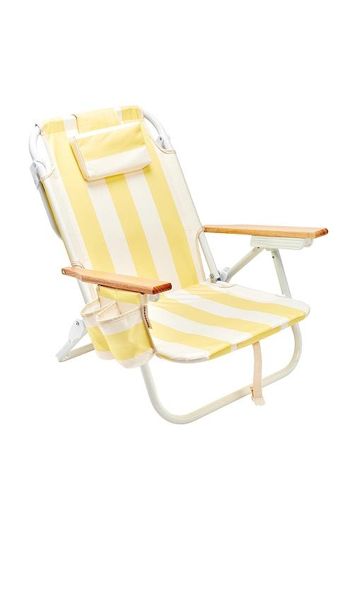 Sunnylife Deluxe Beach Chair in Yellow by SUNNYLIFE