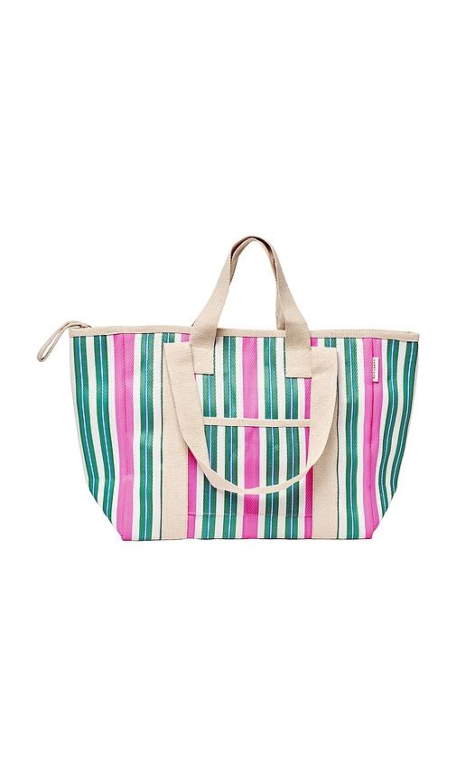 Sunnylife Recycled Nylon Cooler Tote in Sage by SUNNYLIFE