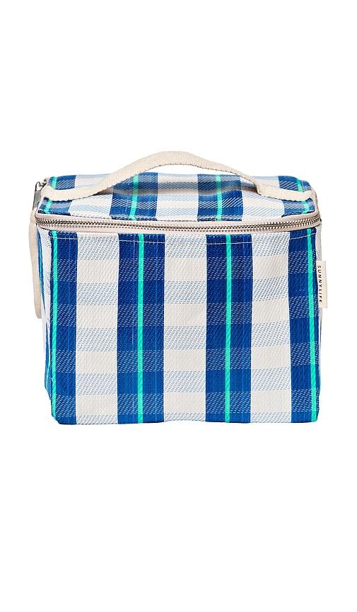 Sunnylife Recycled Nylon Lunch Cooler Bag in Blue by SUNNYLIFE