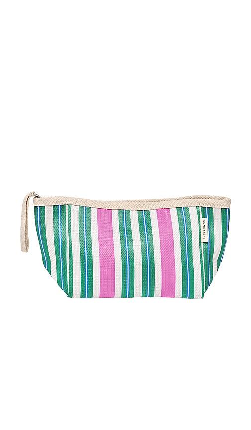 Sunnylife Recycled Nylon Pouch in Sage by SUNNYLIFE