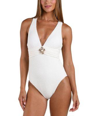 Flora Flair V Plunge Crossback One Piece by SUNSHINE 79