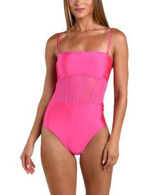 Solid Bandeau One Piece by SUNSHINE 79