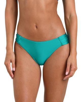 Solid Shirred Side Hipster Bottom by SUNSHINE 79