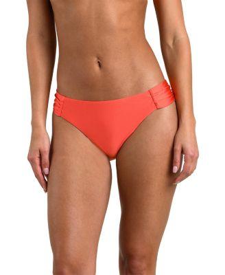 Solid Shirred Side Hipster Bottom by SUNSHINE 79