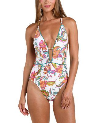 Wild Vines V Plunge One Piece by SUNSHINE 79