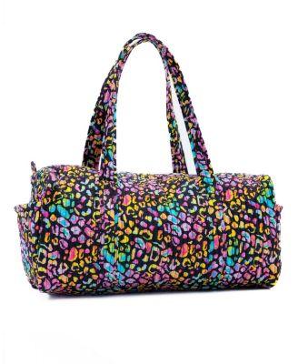 Bright Animal Weekender Duffle Bag by SUNSHINE SOCIETY