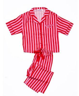 Girls' Christmas Club Short Sleeve Pants Set - Little Kid by SUNSHINE SOCIETY
