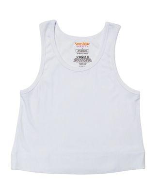 Girls' Classic Ribbed Tank Top - Little Kid by SUNSHINE SOCIETY