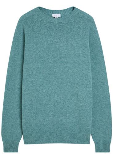 Melangé wool jumper by SUNSPEL