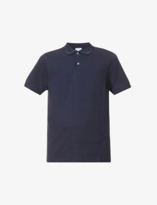 Short-sleeved cotton- piqué polo shirt by SUNSPEL