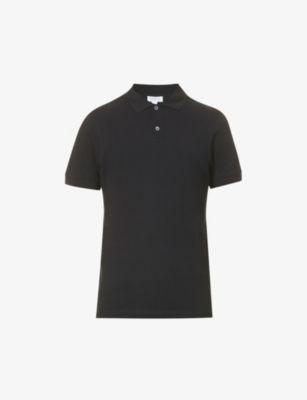 Short-sleeved cotton- piqué polo shirt by SUNSPEL