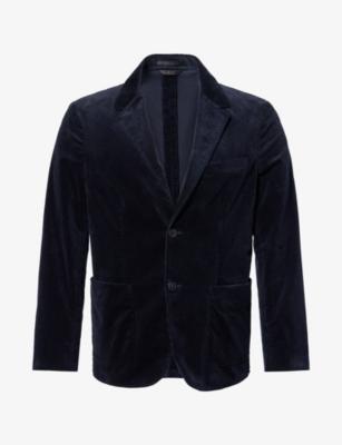 Single-Breasted Cotton-Stretch Corduroy Blazer by SUNSPEL