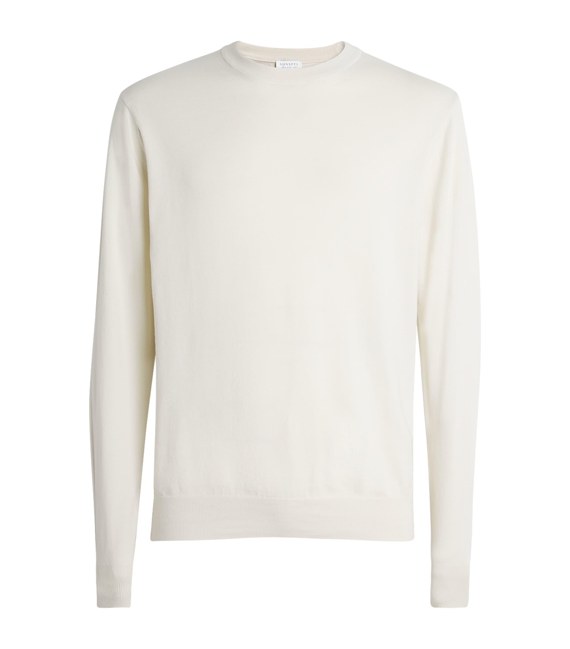 Sunspel Cotton Lightweight Crew-Neck Sweater by SUNSPEL