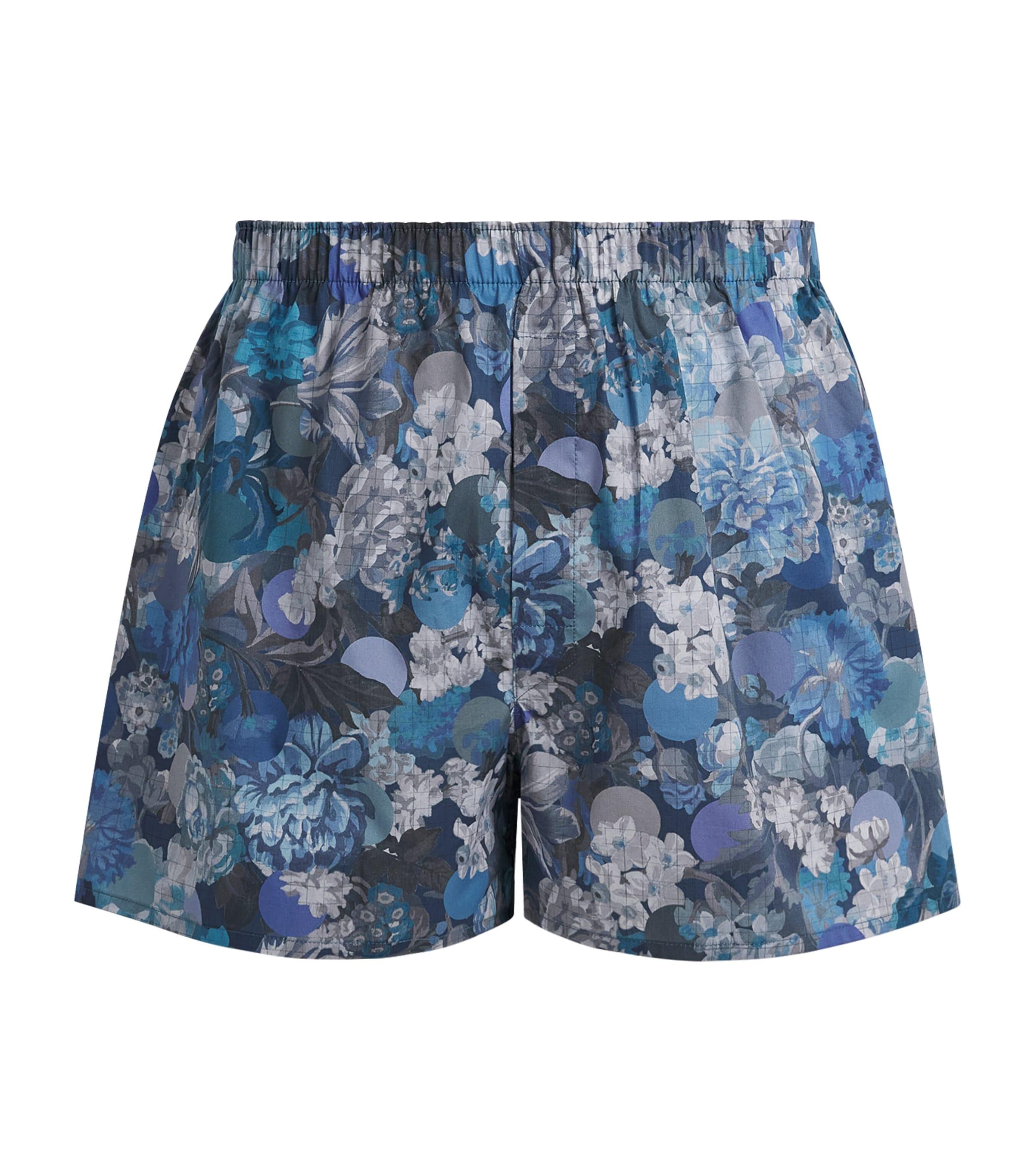 Sunspel Cotton Printed Boxer Shorts by SUNSPEL