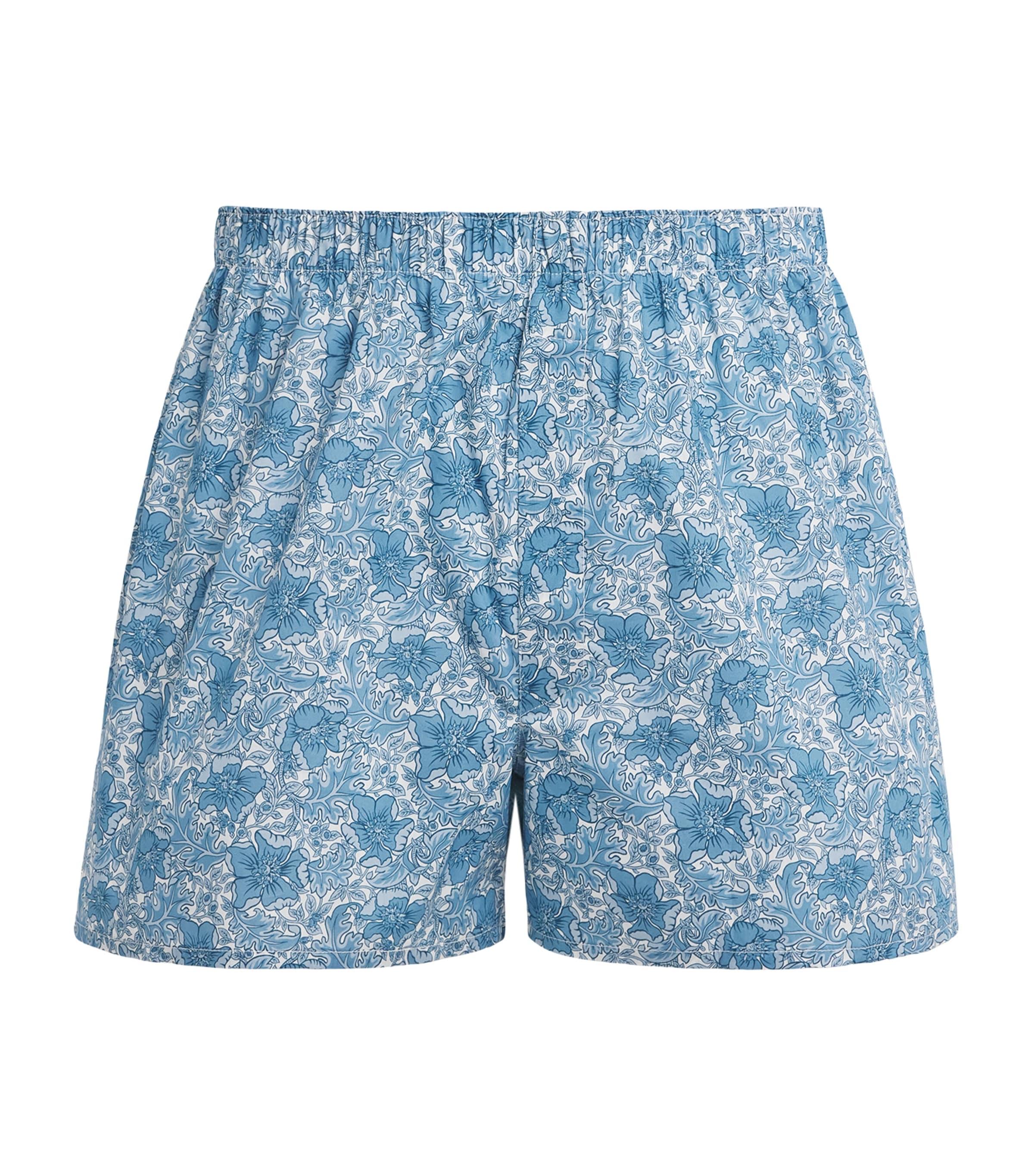 Sunspel Cotton Printed Boxer Shorts by SUNSPEL