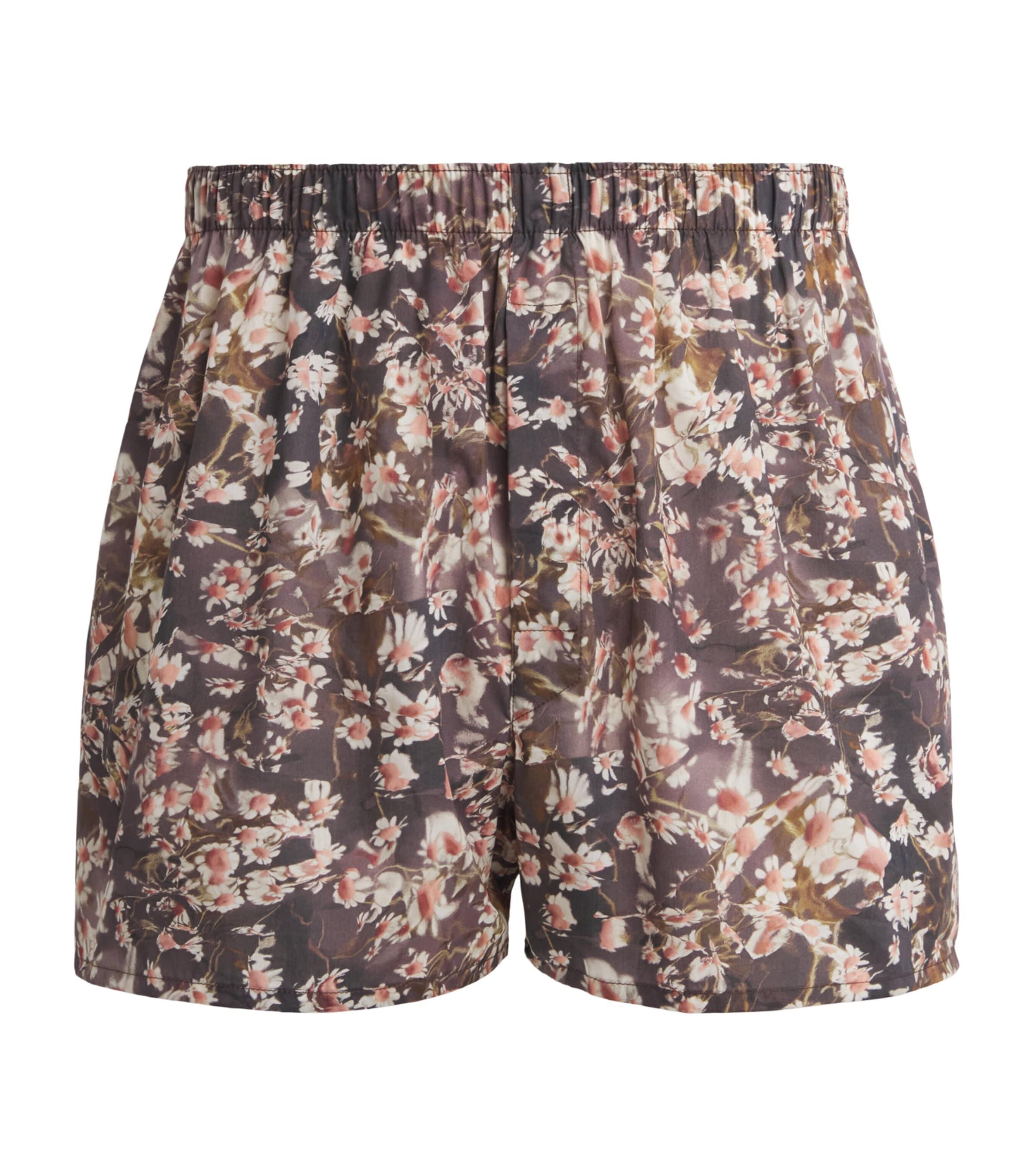 Sunspel Cotton Printed Boxer Shorts by SUNSPEL