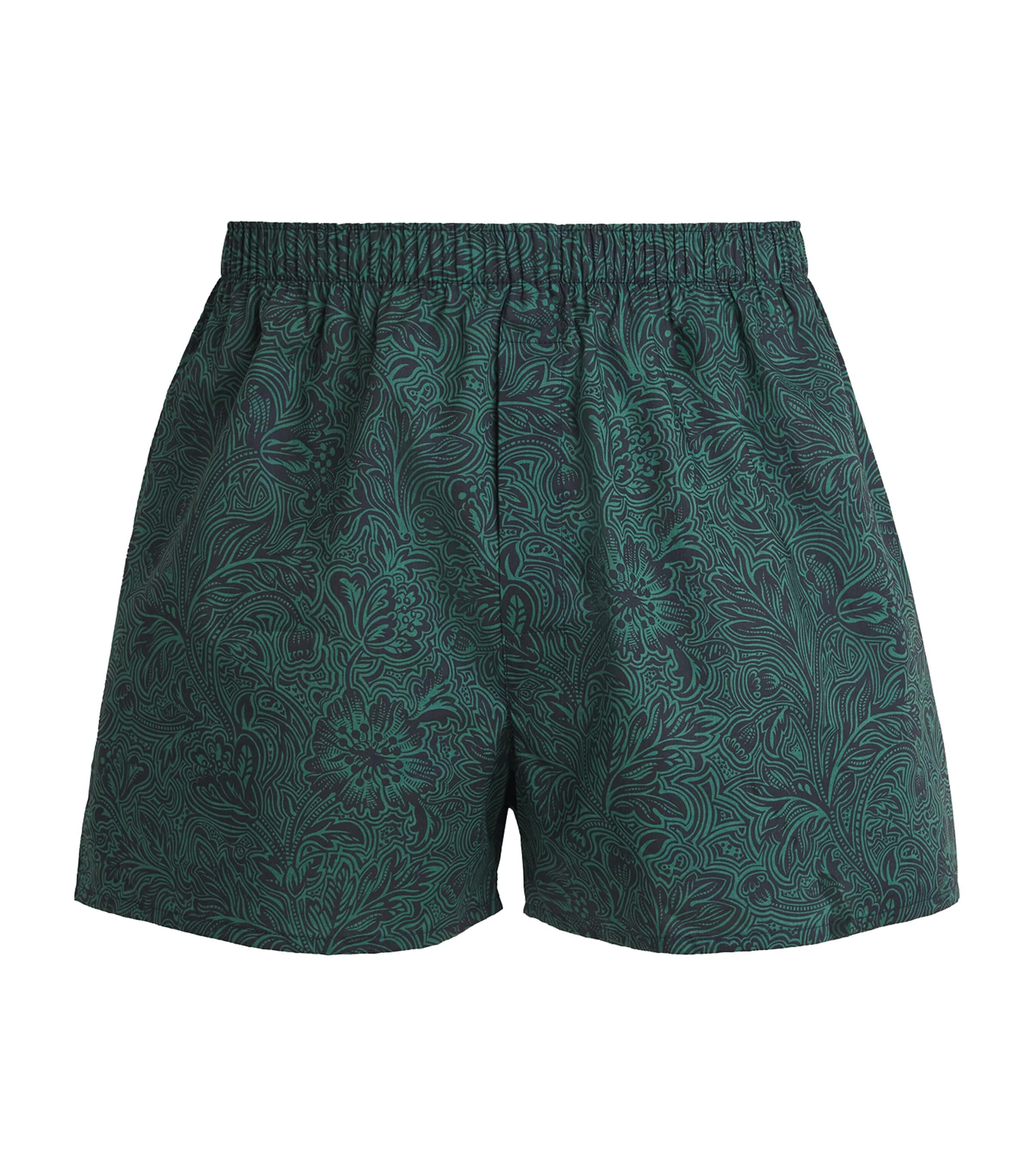 Sunspel Cotton Printed Boxer Shorts by SUNSPEL
