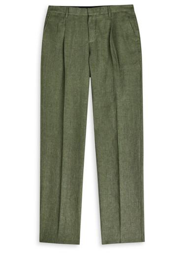 Tapered-leg linen trousers by SUNSPEL