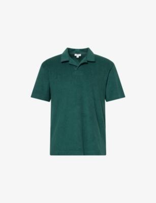 Towelling Polo Cotton Shirt by SUNSPEL