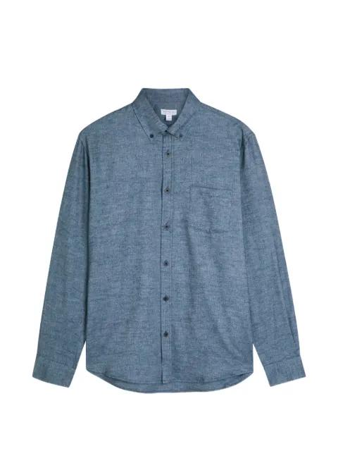 chest pocket button shirt by SUNSPEL