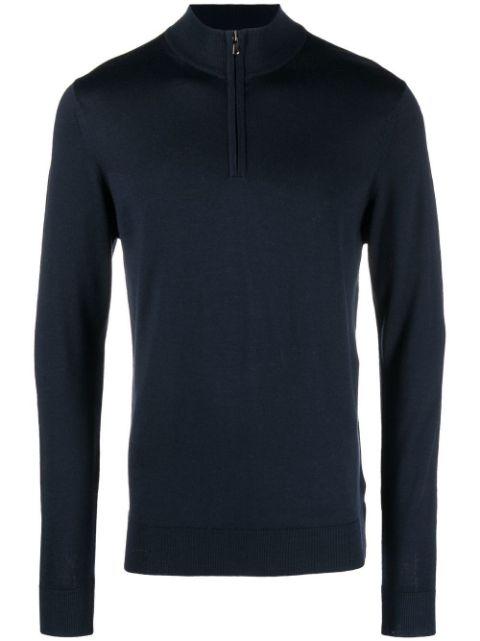 high-neck long-sleeve jumper by SUNSPEL