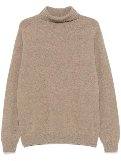 lambs-wool turtleneck sweater by SUNSPEL