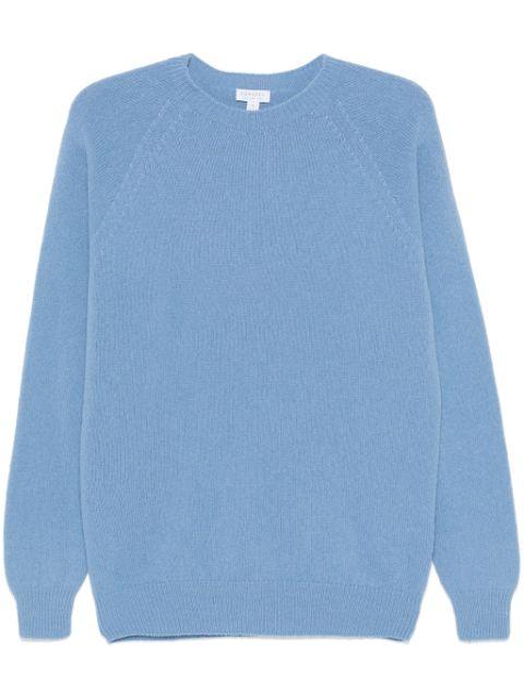 lambswool crew-neck sweater by SUNSPEL