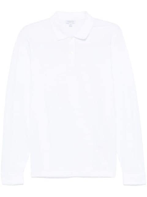 longsleeved piqué polo shirt by SUNSPEL