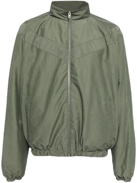 pinstripe cotton-blend jacket by SUNSPEL
