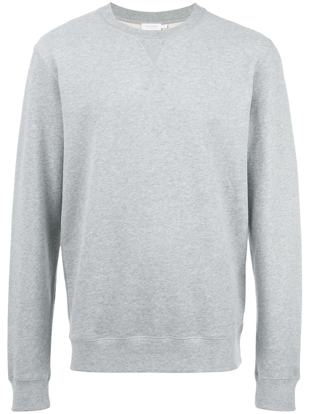 plain crew neck sweatshirt by SUNSPEL