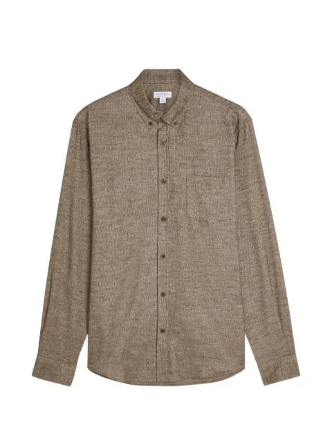 pocket button-down shirt by SUNSPEL