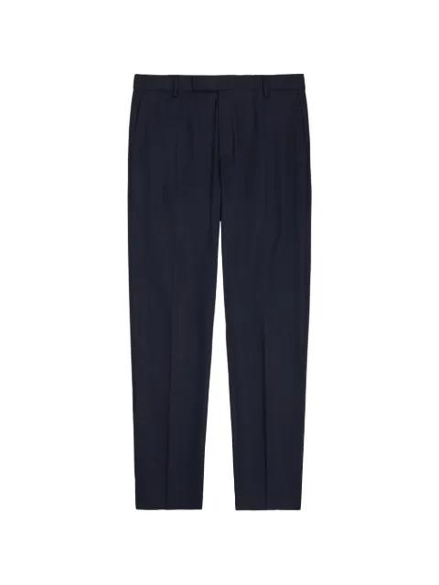 pressed-crease textured trousers by SUNSPEL