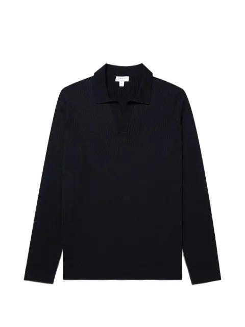 ribbed-knit long-sleeve sweater by SUNSPEL