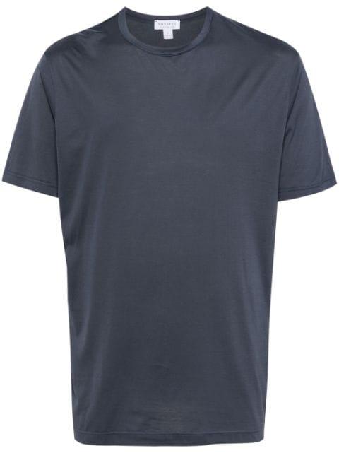 round-neck cotton T-shirt by SUNSPEL
