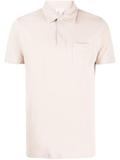 short-sleeve cotton polo shirt by SUNSPEL