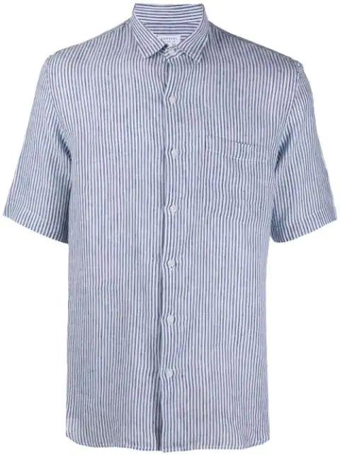 striped linen shirt by SUNSPEL
