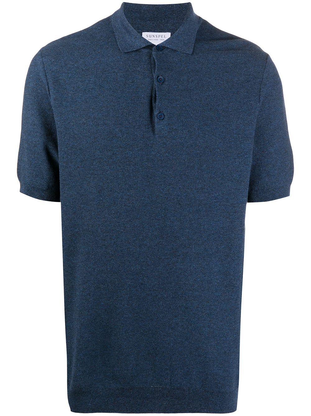 textured polo shirt by SUNSPEL