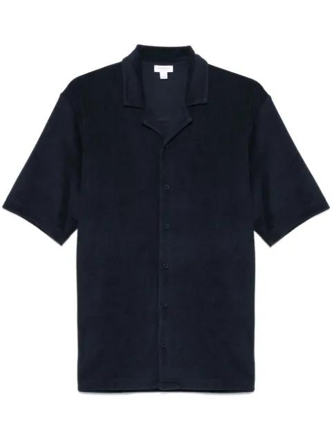 towelling camp-collar shirt by SUNSPEL
