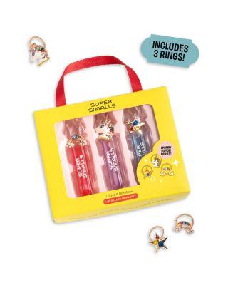 Gloss It Rainbow Lip Gloss Ring Set - Ages 3+ by SUPER SMALLS