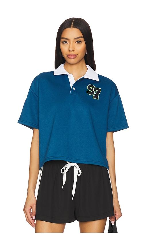 superdown Alinia Polo Top in Blue by SUPERDOWN