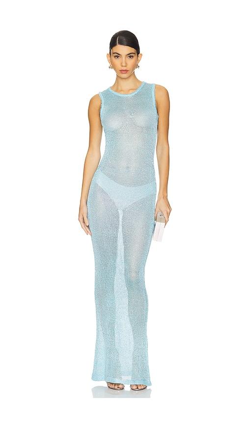 superdown Alix Maxi Dress in Baby Blue by SUPERDOWN