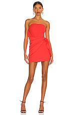 superdown Andria Strapless Mini Dress in Red by SUPERDOWN